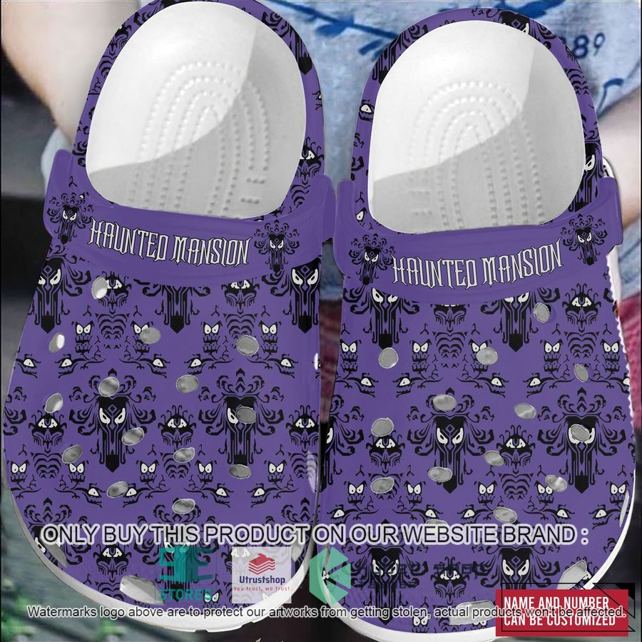 personalized haunted mansion crocs crocband shoes 1 38313