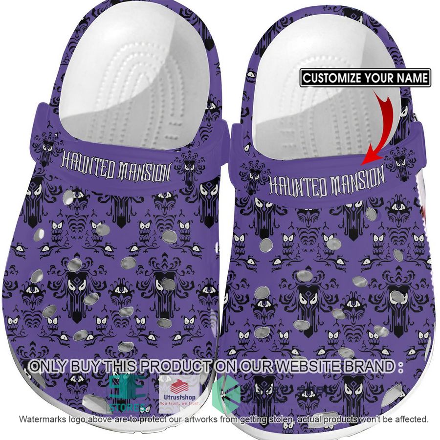 personalized haunted mansion crocs crocband shoes 2 42634