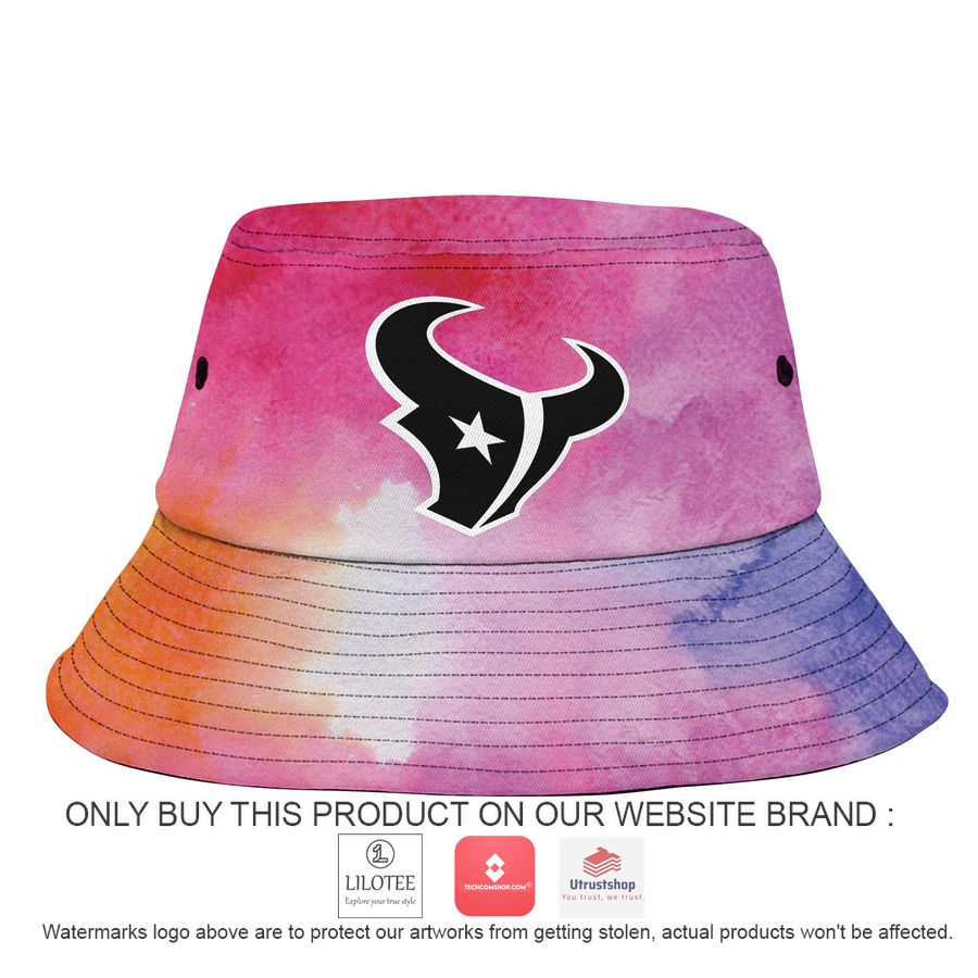 personalized houston texans crucial catch a bucket hat hat 2 85750
