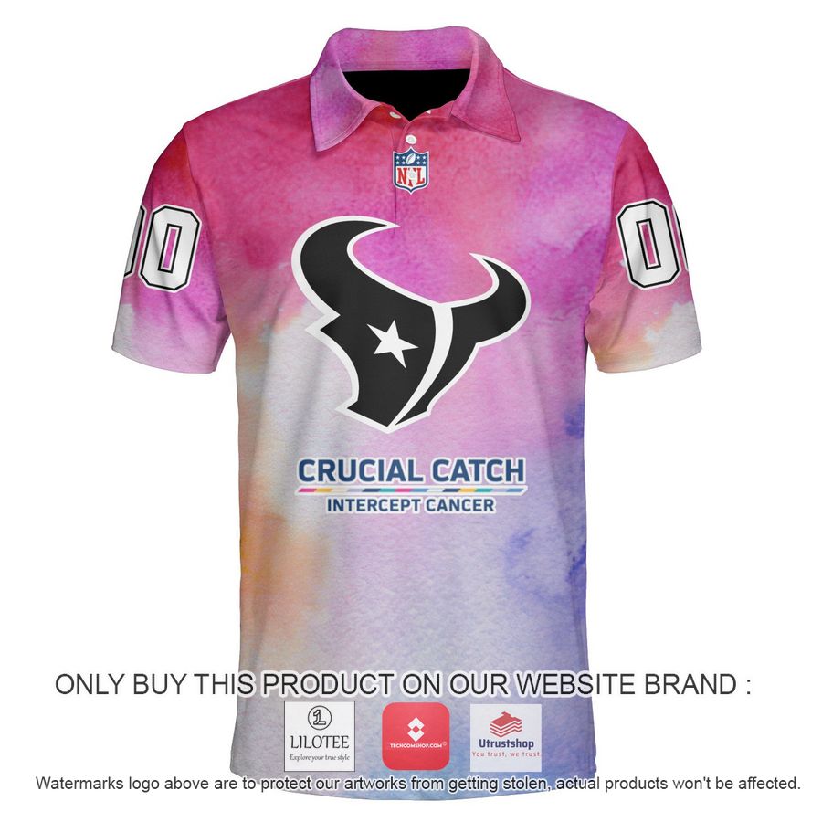 personalized houston texans crucial catch polo shirt 1 83433