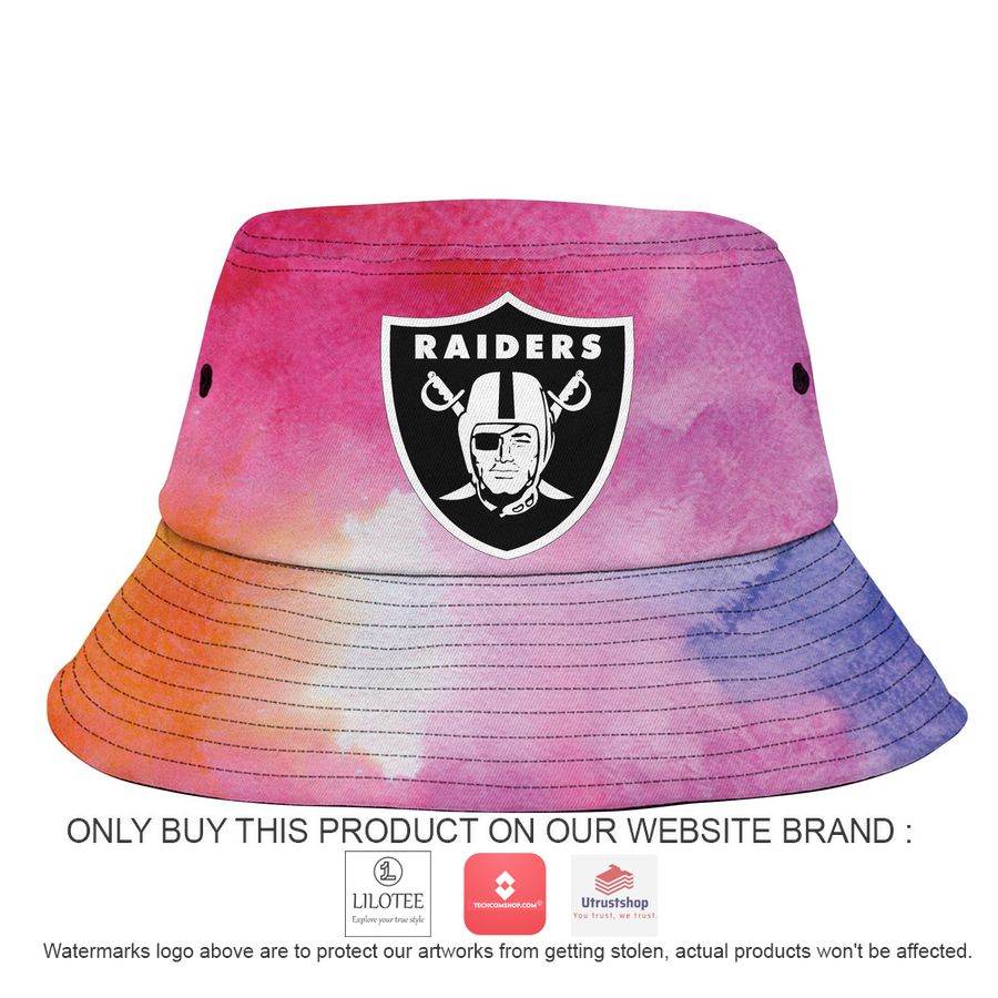 personalized las vegas raiders crucial catch a bucket hat hat 2 23391
