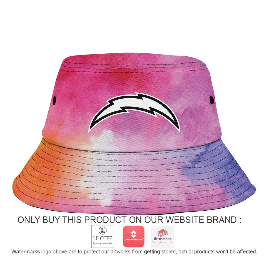 personalized los angeles chargers crucial catch a bucket hat hat 2 41873