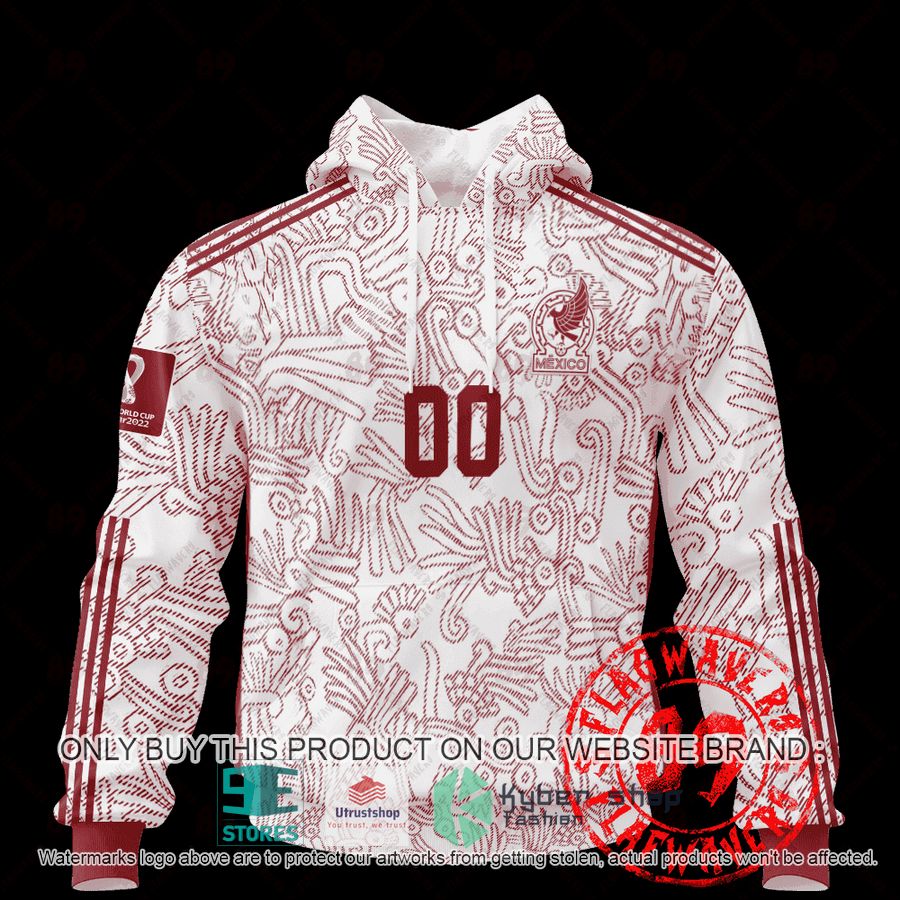 personalized mexico away jersey world cup 2022 white shirt hoodie 1 23876