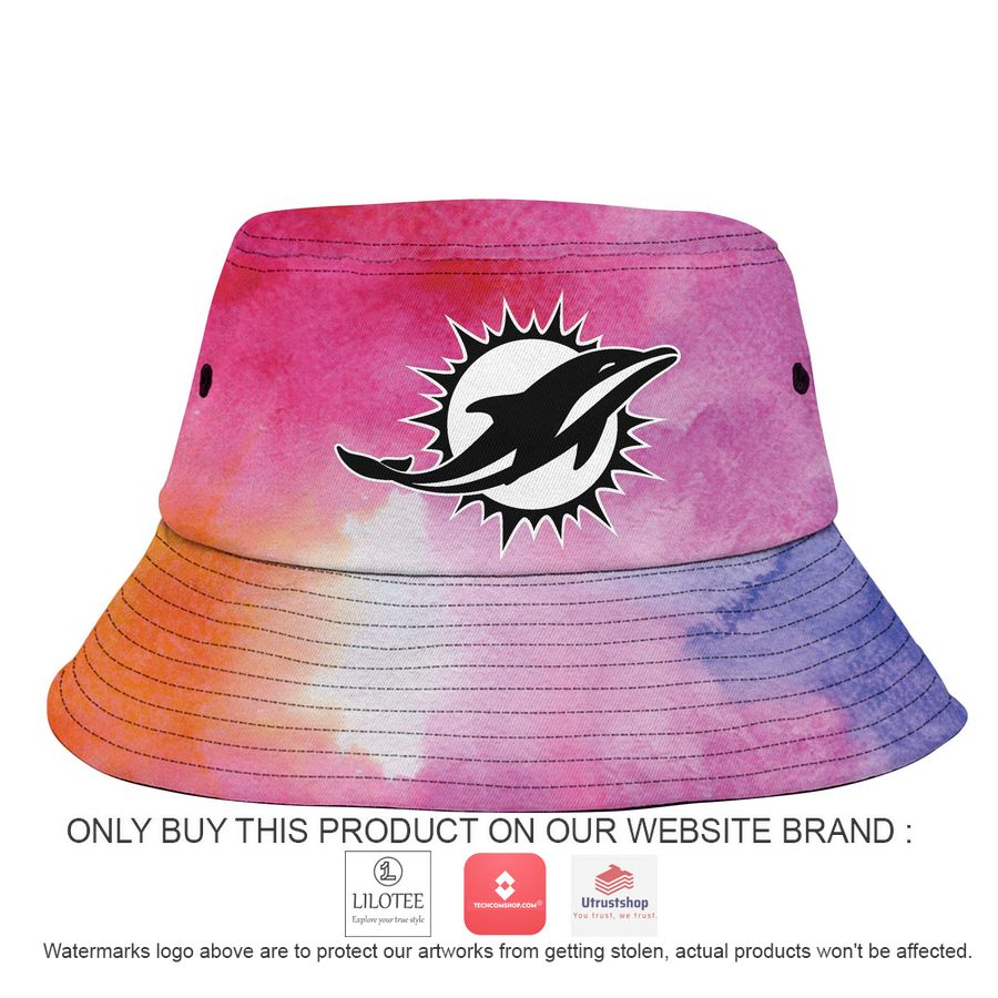 personalized miami dolphins crucial catch a bucket hat hat 2 77503