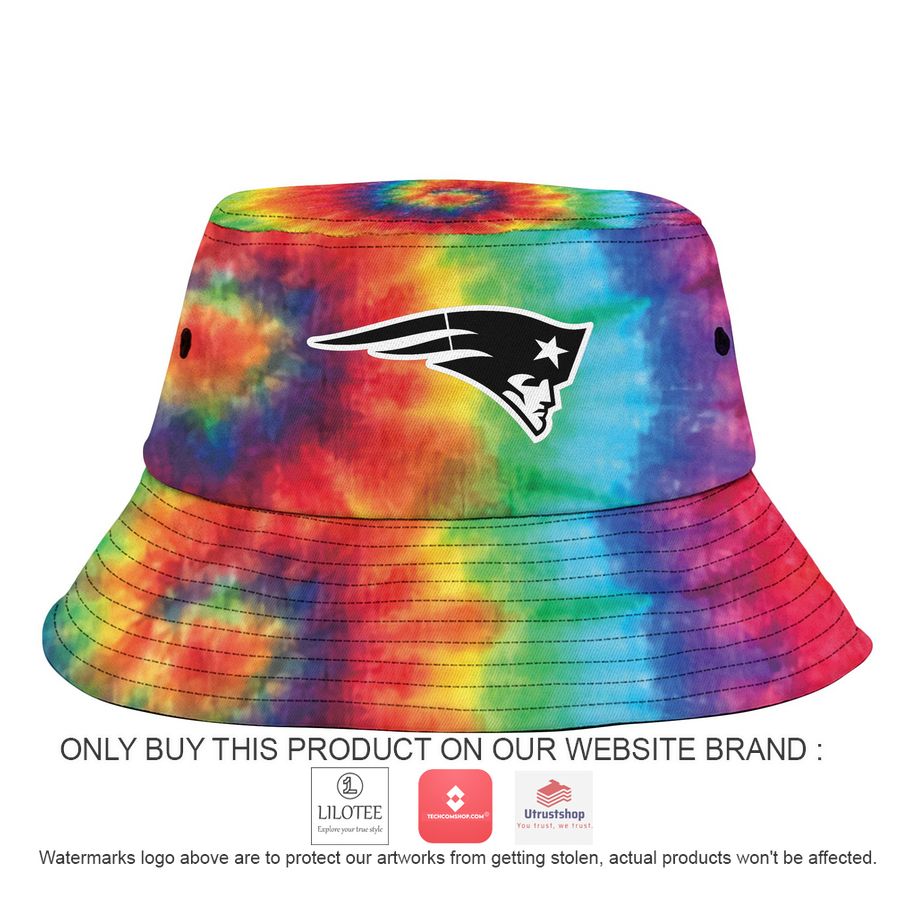 personalized new england patriots crucial catch b bucket hat cap 2 13072