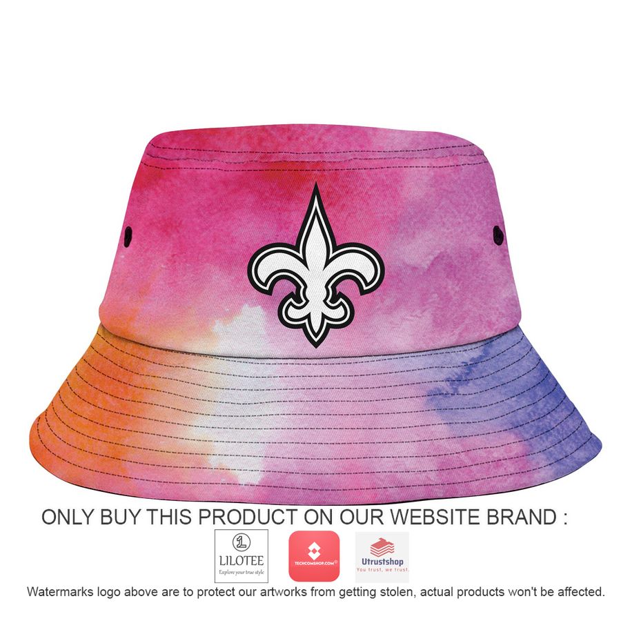 personalized new orleans saints crucial catch a bucket hat hat 2 54955