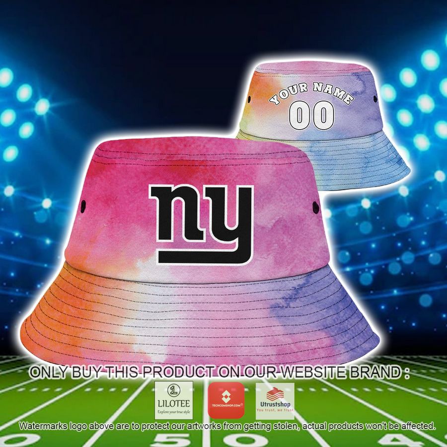 personalized new york giants crucial catch a bucket hat hat 1 13331