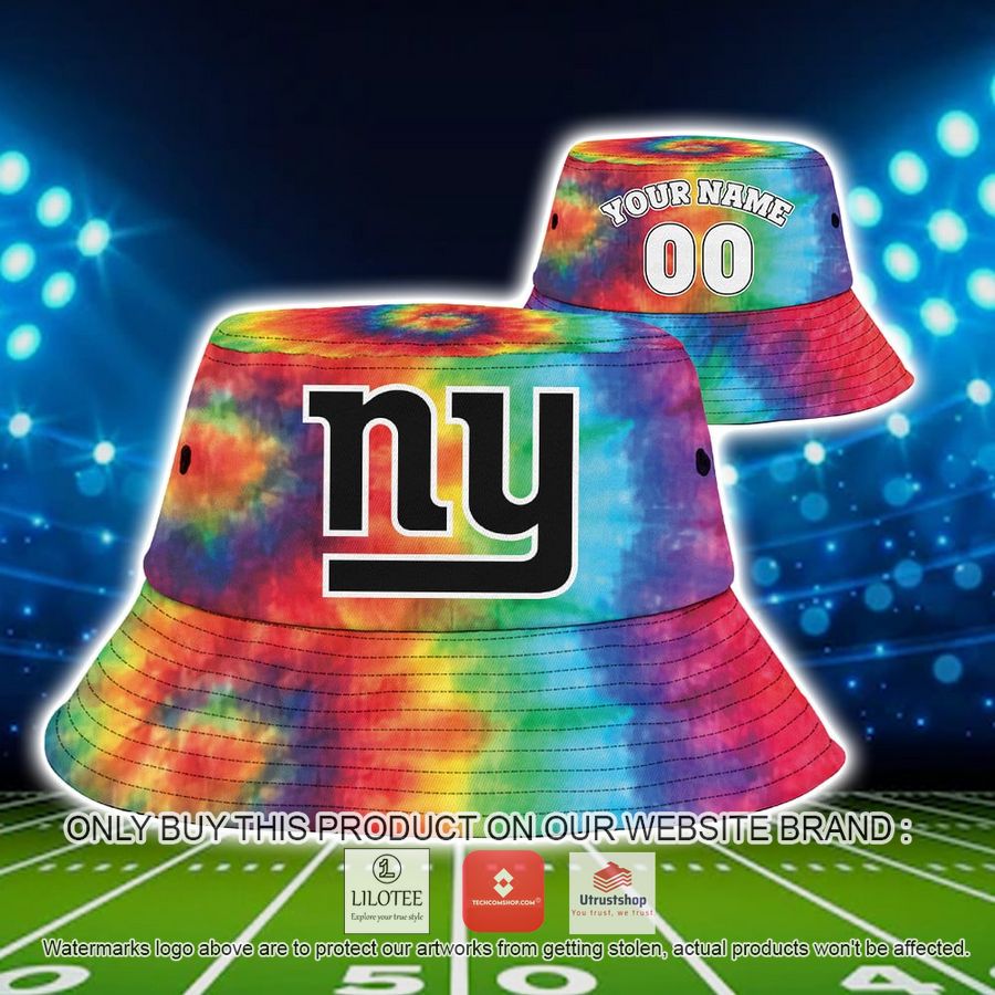 personalized new york giants crucial catch b bucket hat cap 1 89602