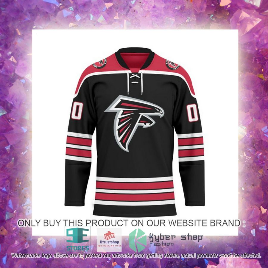 personalized nfl atlanta falcons logo hockey jersey 5 24688