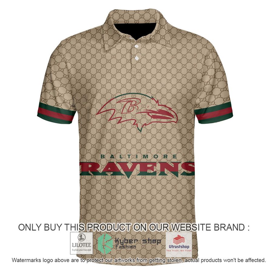 personalized nfl baltimore ravens gucci polo shirt 1 41288