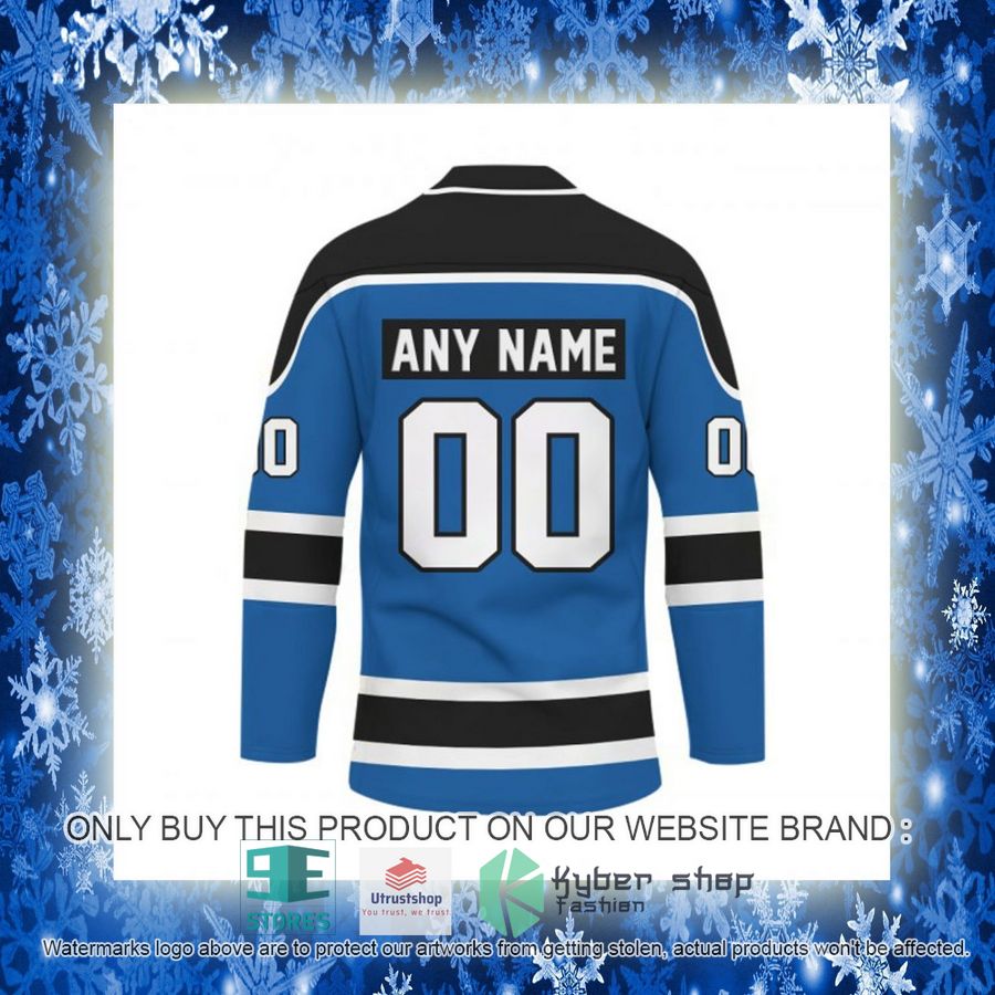 personalized nfl carolina panthers logo hockey jersey 12 41399
