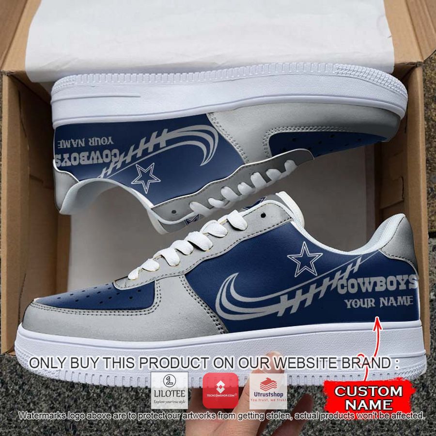 personalized nfl dallas cowboys nike air force 1 sneaker 1 90674