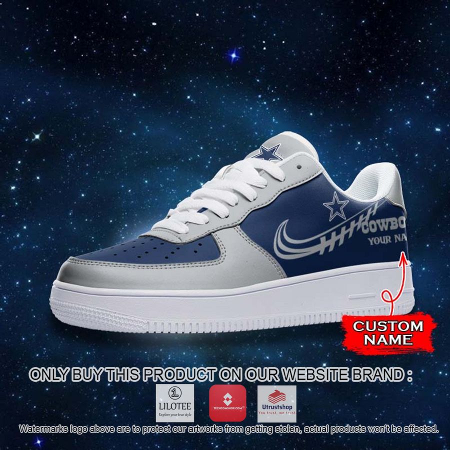 personalized nfl dallas cowboys nike air force 1 sneaker 2 62165