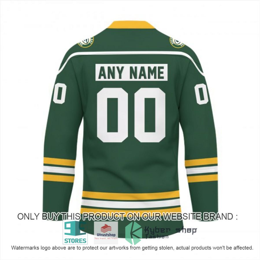 personalized nfl green bay packers logo hockey jersey 3 80677