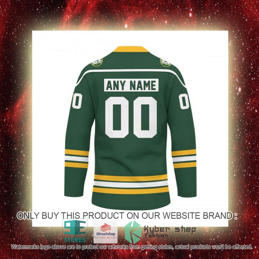personalized nfl green bay packers logo hockey jersey 9 27918