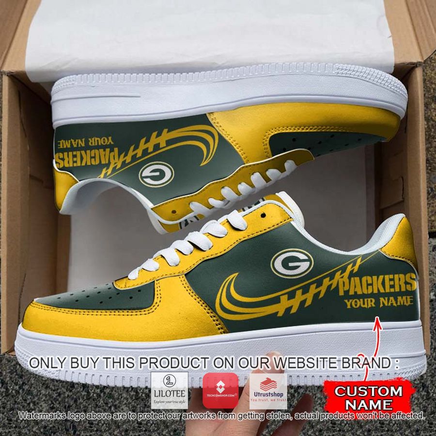 personalized nfl green bay packers nike air force 1 sneaker 1 98216