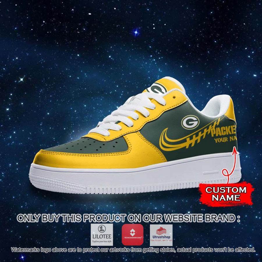 personalized nfl green bay packers nike air force 1 sneaker 2 38035