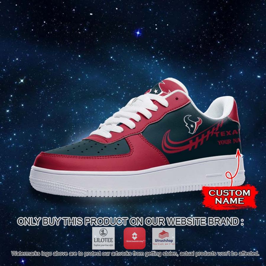 personalized nfl houston texans nike air force 1 sneaker 2 89425