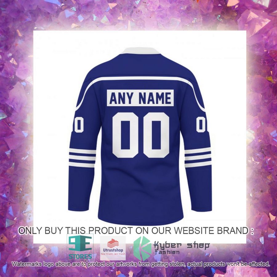 personalized nfl indianapolis colts logo hockey jersey 6 53267