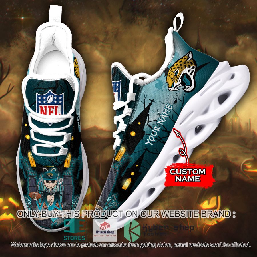 personalized nfl jack skellington jacksonville jaguars max soul shoes 1 4927