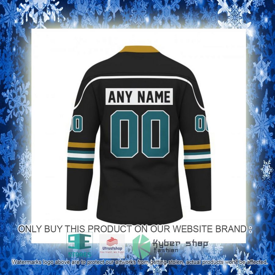 personalized nfl jacksonville jaguars logo hockey jersey 12 29564