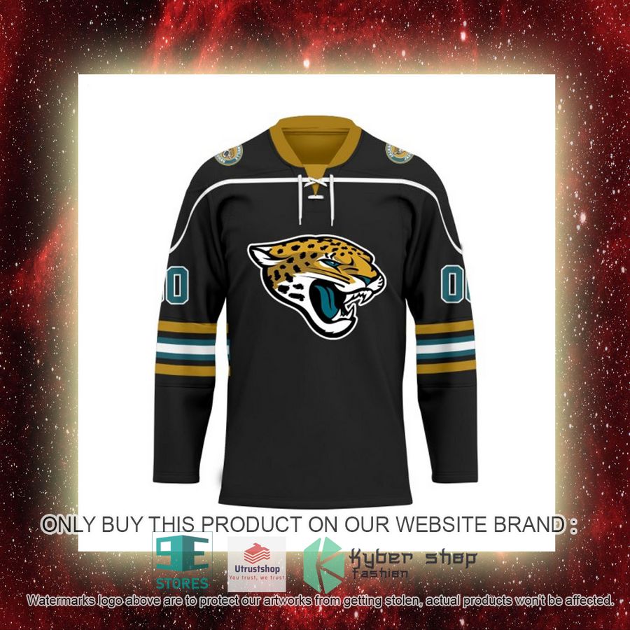 personalized nfl jacksonville jaguars logo hockey jersey 8 214