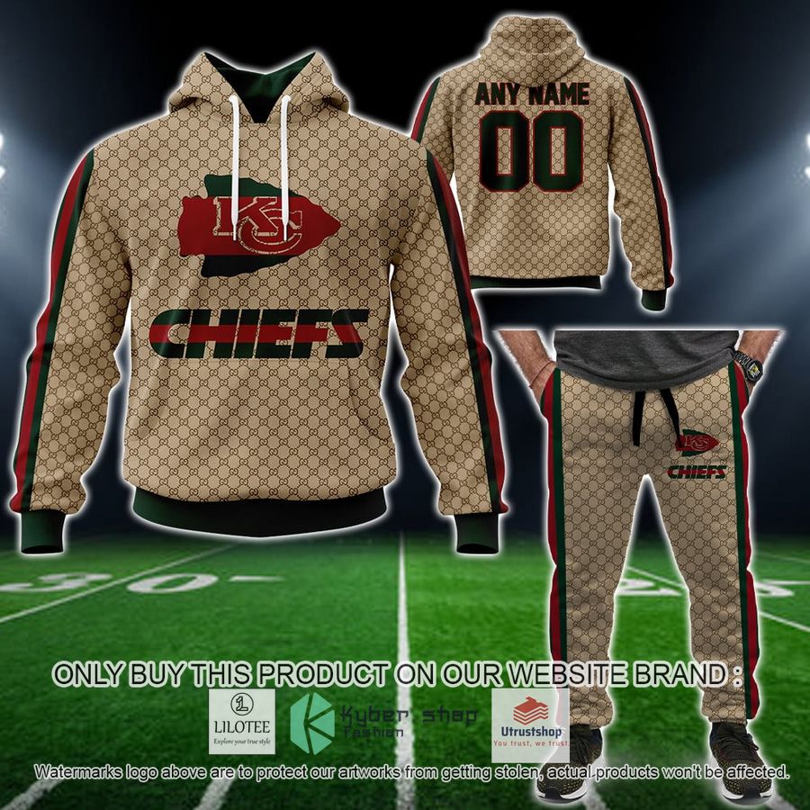 personalized nfl kansas city chiefs gucci hoodie long pant 1 41027
