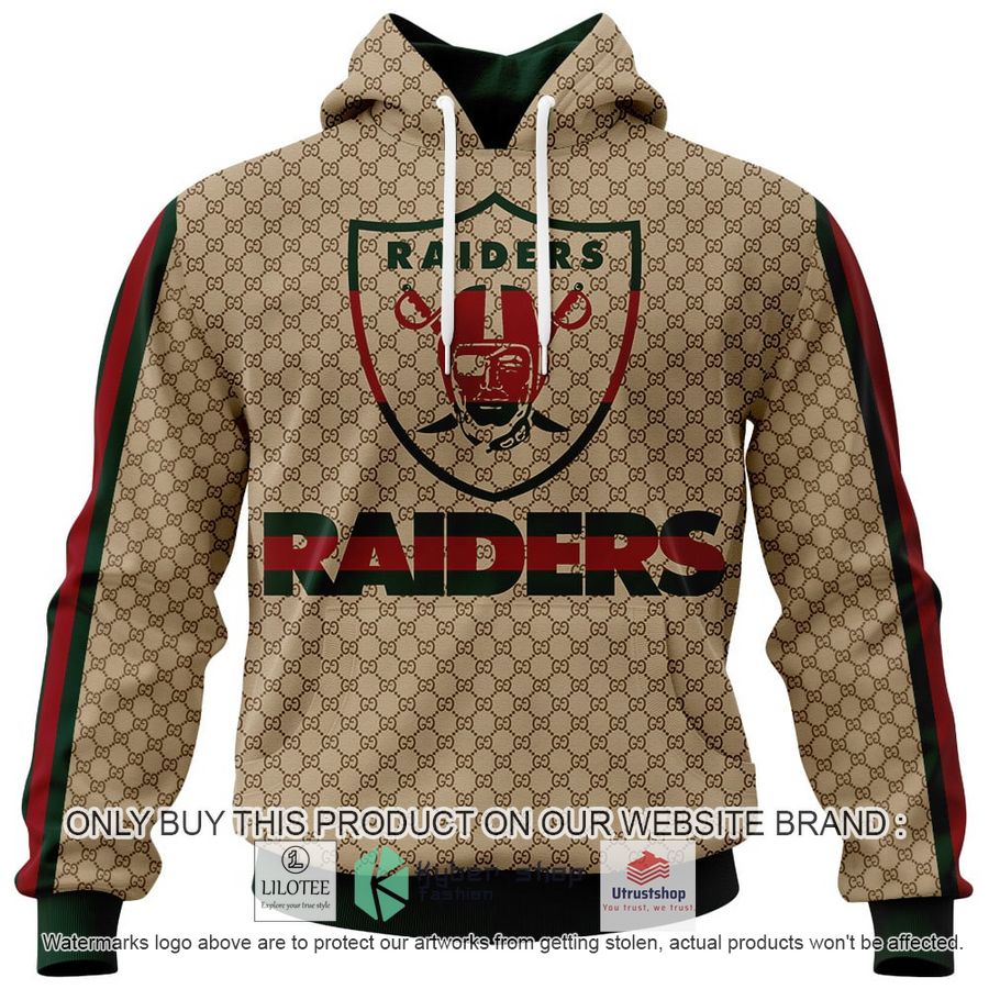 personalized nfl las vegas raiders gucci hoodie long pant 1 47516