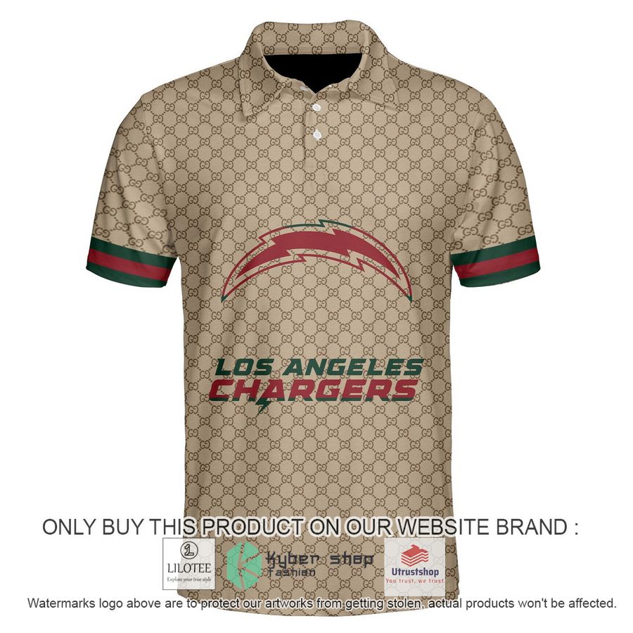 personalized nfl los angeles chargers gucci polo shirt 1 35407