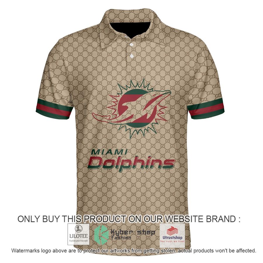 personalized nfl miami dolphins gucci polo shirt 1 65760