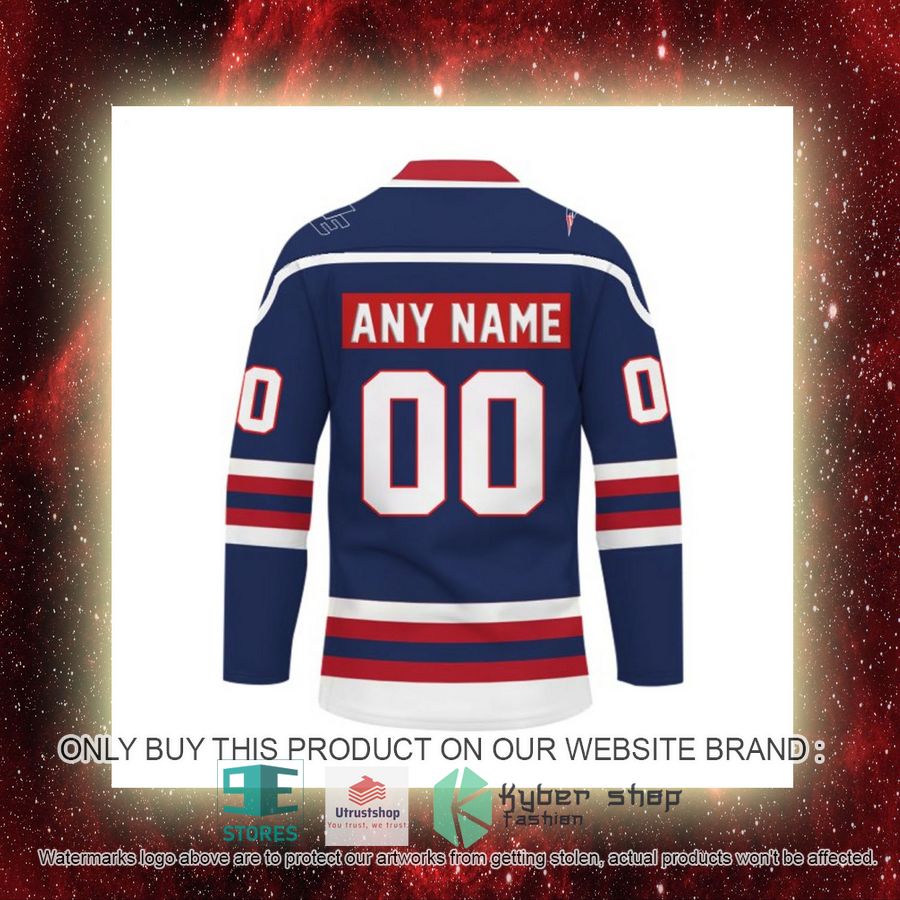 personalized nfl new england patriots logo hockey jersey 9 53504