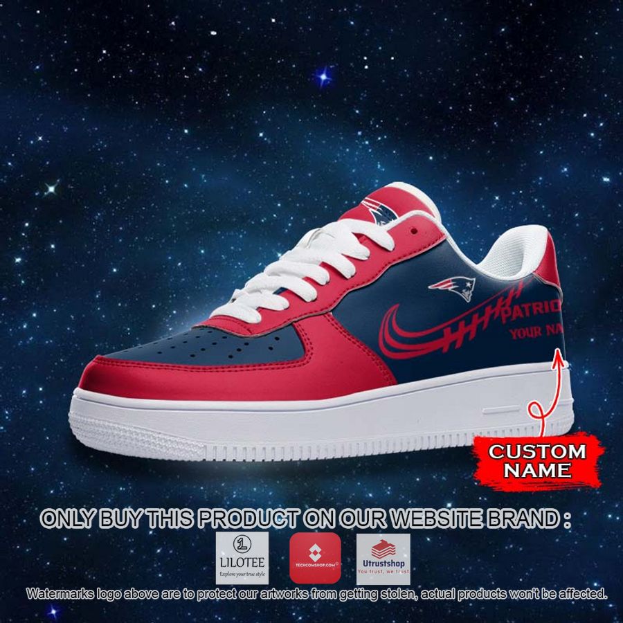 personalized nfl new england patriots nike air force 1 sneaker 2 22060