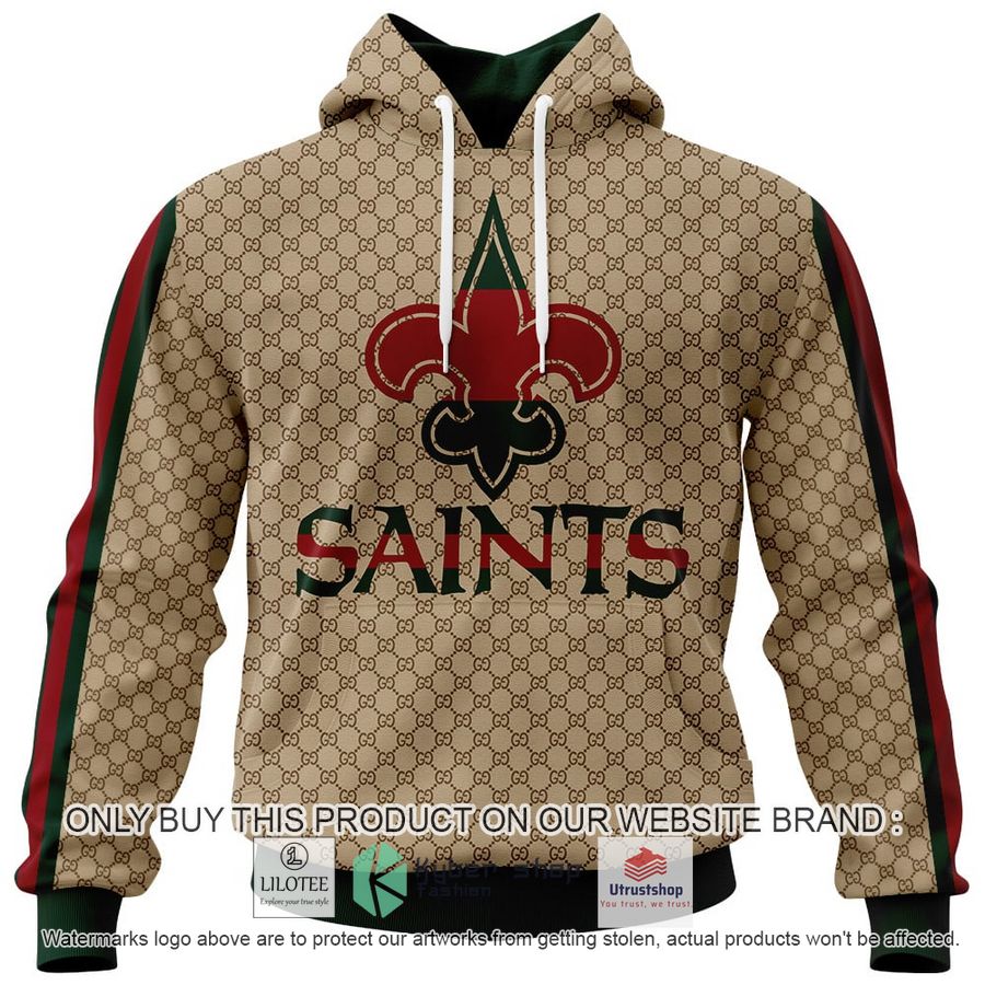 personalized nfl new orleans saints gucci hoodie long pant 1 51124