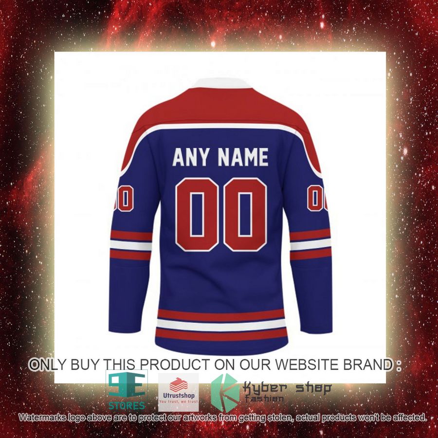 personalized nfl new york giants logo hockey jersey 9 84910