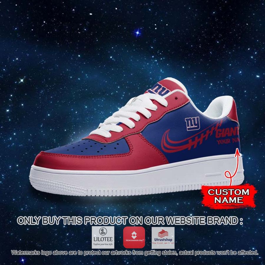personalized nfl new york giants nike air force 1 sneaker 2 15636