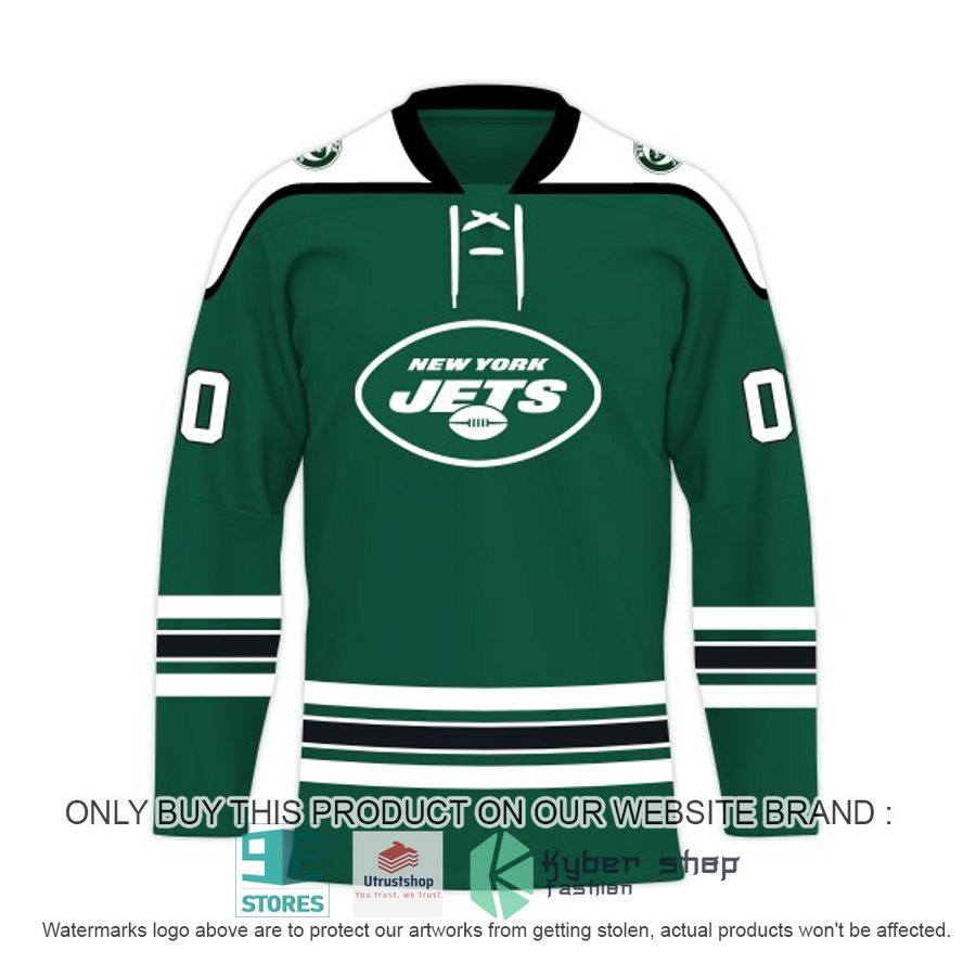 personalized nfl new york jets logo hockey jersey 2 68992