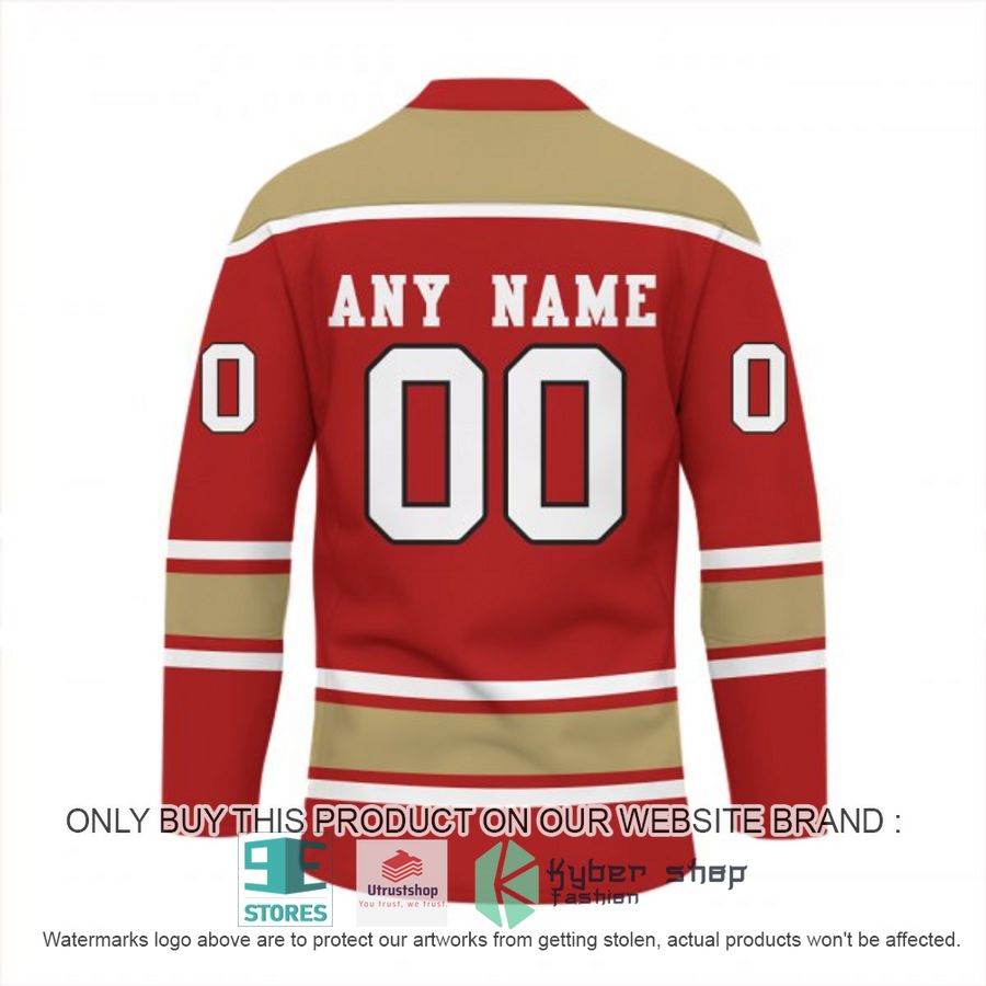 personalized nfl san francisco 49ers logo hockey jersey 3 90254