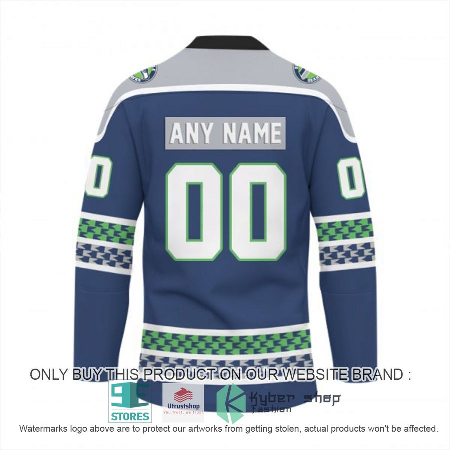personalized nfl seattle seahawks logo hockey jersey 3 35313