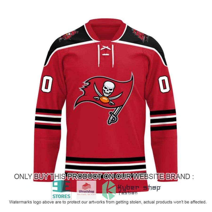 personalized nfl tampa bay buccaneers logo hockey jersey 2 67673
