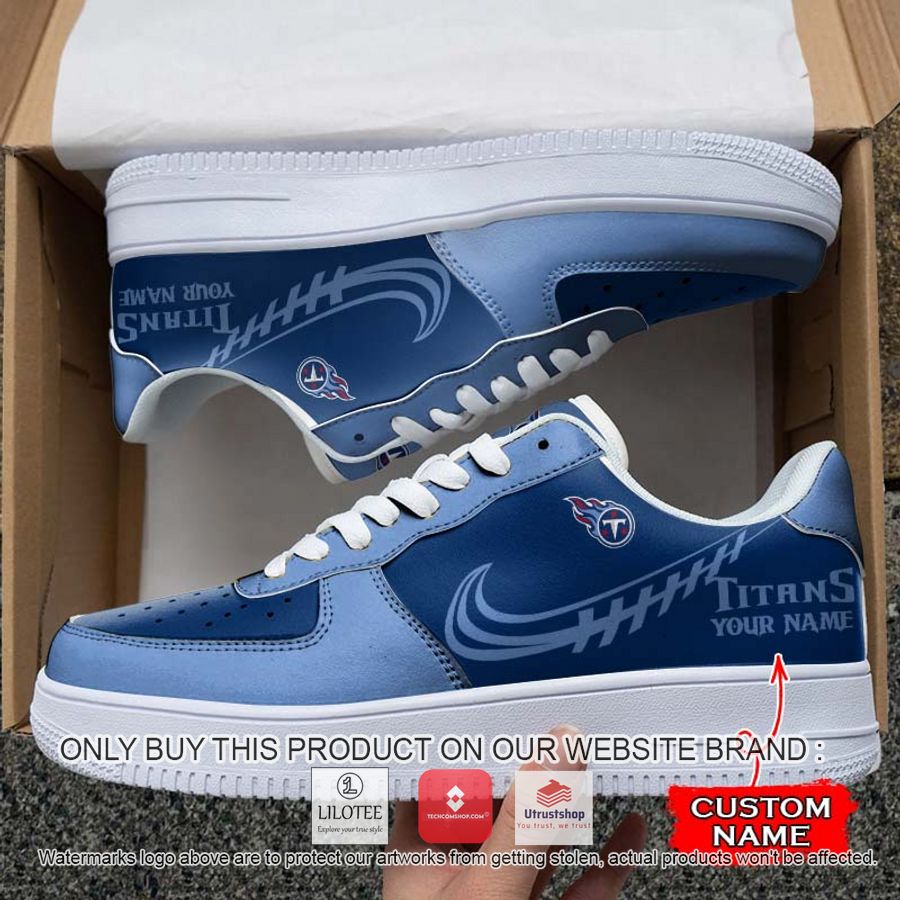 personalized nfl tennessee titans nike air force 1 sneaker 1 62766