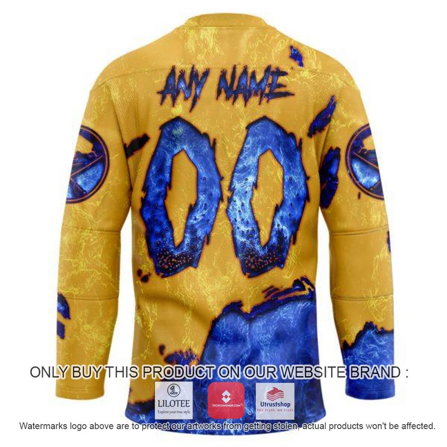 personalized nhl buffalo sabres demon face hockey jersey 2 39637