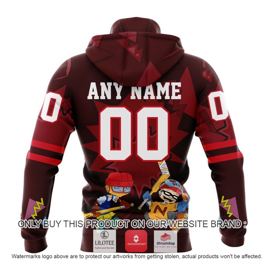 personalized nhl carolina hurricanes rocket power 3d full printed hoodie shirt 5 93549