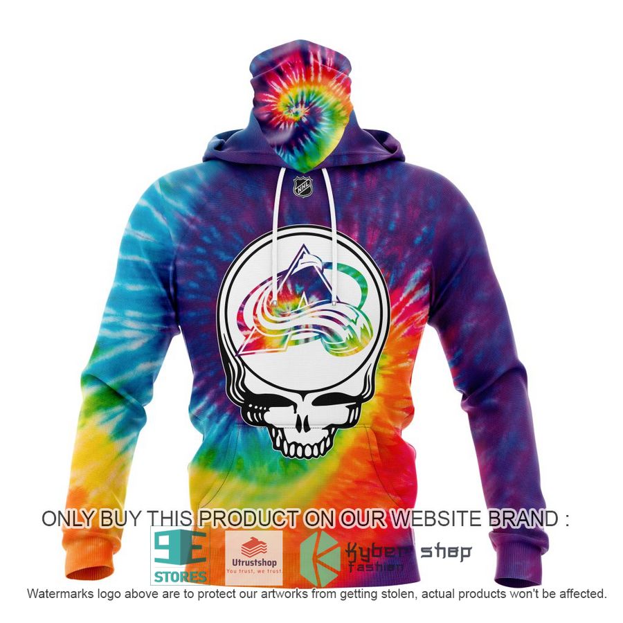 personalized nhl colorado avalanche grateful dead tie dye 3d shirt hoodie 4 6652