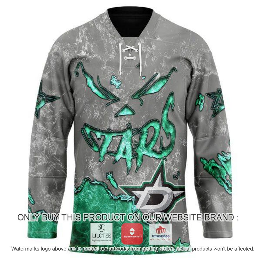 personalized nhl dallas stars demon face hockey jersey 1 29239