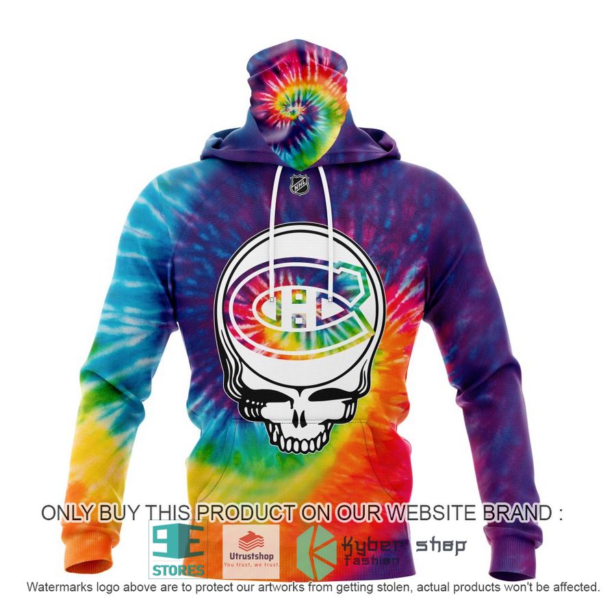 personalized nhl montreal canadiens grateful dead tie dye 3d shirt hoodie 4 56780