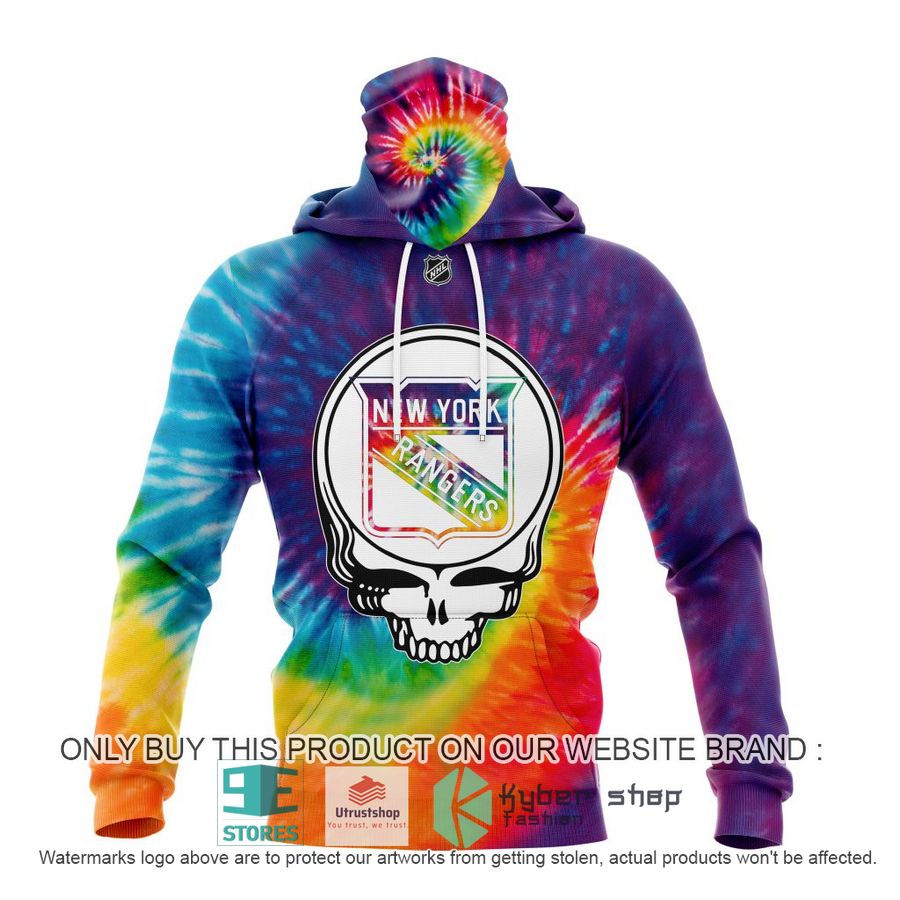 personalized nhl new york rangers grateful dead tie dye 3d shirt hoodie 4 55459