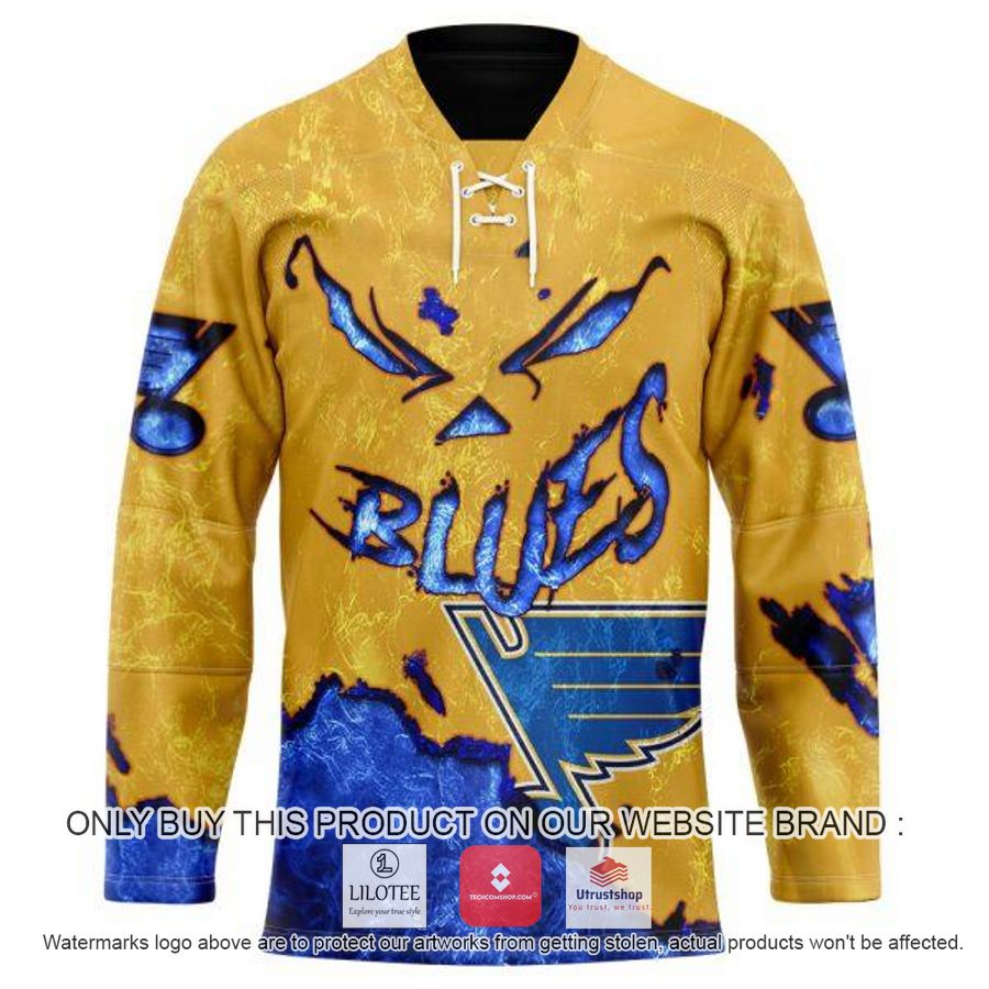 personalized nhl st louis blues demon face hockey jersey 1 55204
