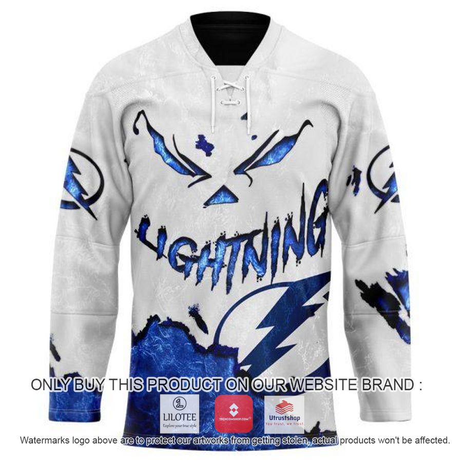 personalized nhl tampa bay lightning demon face hockey jersey 1 94290