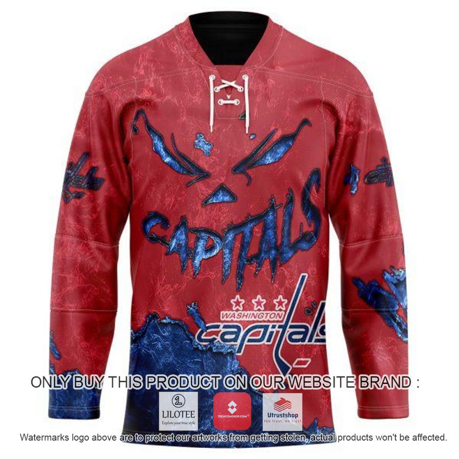 personalized nhl washington capitals demon face hockey jersey 1 16018