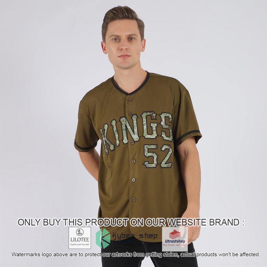 personalized olive black camo salute to service baseball jersey 2 68067